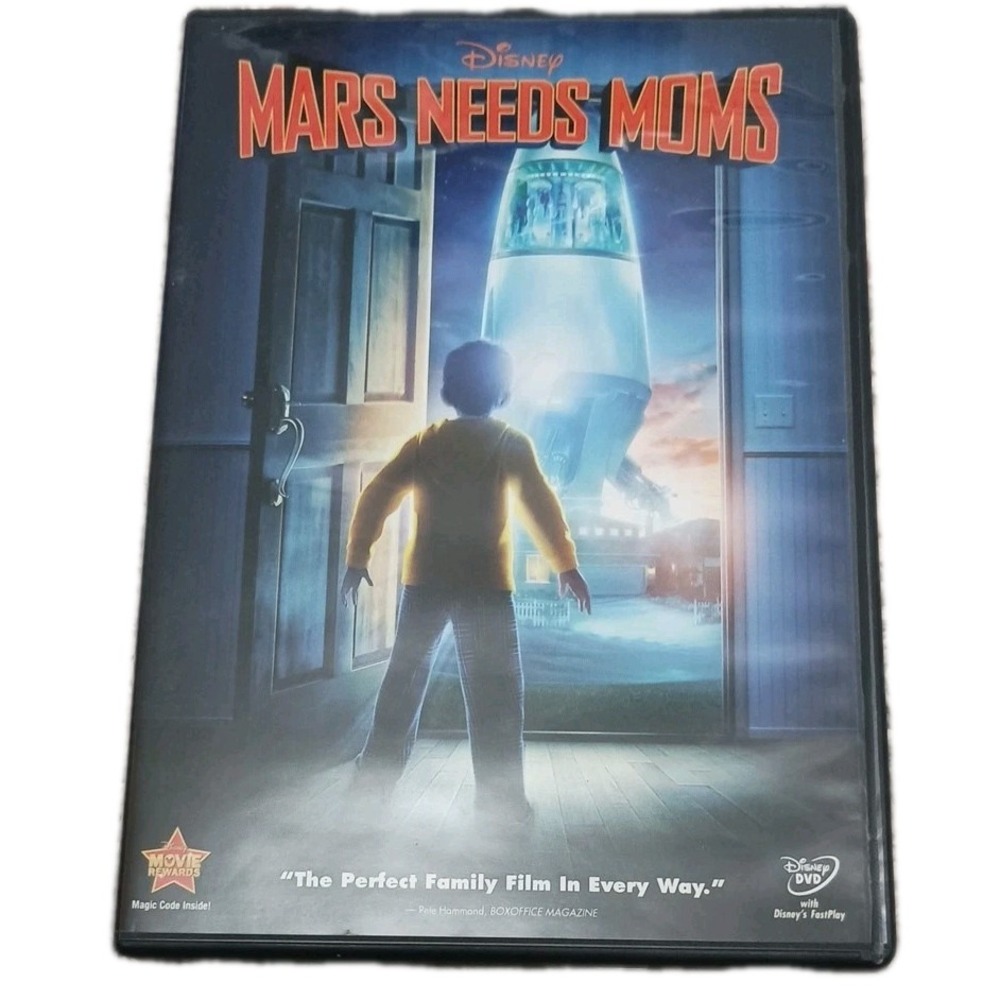Disney Mars Needs Moms DVD 2011 Animated Family Movie PG Simon Wells